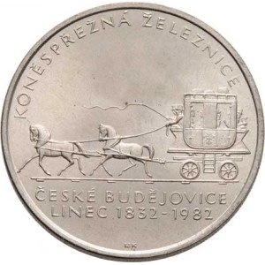 Československo 1961 - 1990, 100 Koruna 1982 - 150 let koněspřežné železnice,