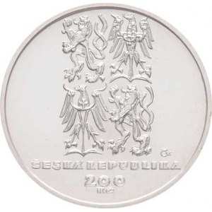 Česká republika, 1993 -, 200 Kč 1999 - vstup do NATO, KM.34 (Ag900, 13.0g,