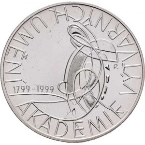 Česká republika, 1993 -, 200 Kč 1999 - 200 let Akademie výtvarných umění,