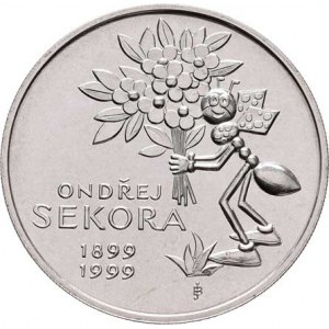 Česká republika, 1993 -, 200 Kč 1999 - Ondřej Sekora / Ferda Mravenec, KM.37