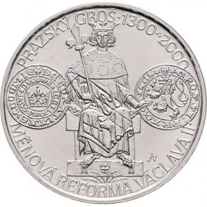 Česká republika, 1993 -, 200 Kč 2000 - 700 let měnové reformy Václava II.,