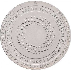 Česká republika, 1993 -, 200 Kč 2000 - Mezinárodní měnový fond, KM.49 (Ag900,