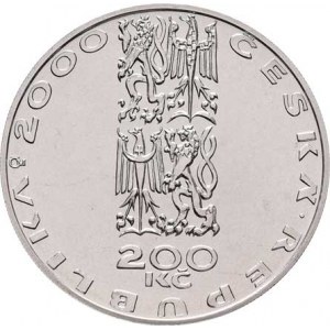 Česká republika, 1993 -, 200 Kč 2000 - Počátek nového tisíciletí 2001, KM.50