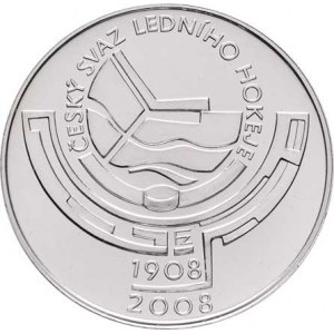 Česká republika, 1993 -, 200 Kč 2008 - 100 let Českého svazu ledního hokeje,