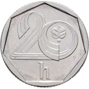 Česká republika, 1993 -, 20 Haléř 1995 - se značkou mincovny Hamburk R!