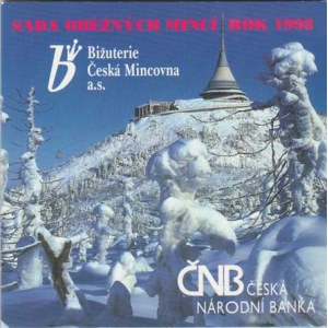 Česká republika, 1993 -, Sada oběhových mincí v původní etui - ročník 1998,