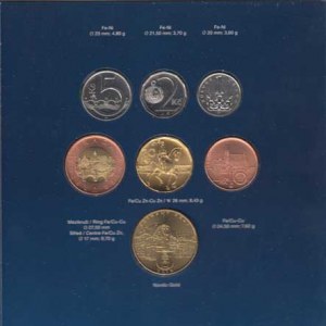 Česká republika, 1993 -, Sada oběhových mincí v původní etui - ročník 2010,, Zl