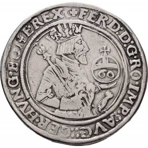 Ferdinand I., 1519 - 1564, 60 Krejcar 1563, Hall-Krump, M-A.46, Markl.1729,