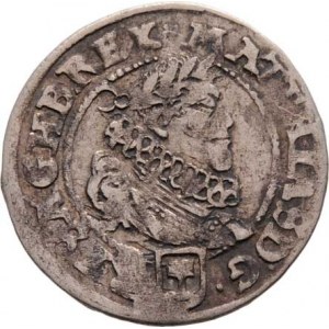 Matyáš II., 1608 - 1619, 3 Krejcar (1)619, Vídeň-Jessinski, M-A.106, 1.654g,