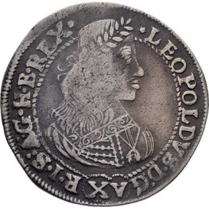 Leopold I., 1657 - 1705, XV Krejcar 1660 bz, Vídeň, Höll.60.3.5, Nech.1893,