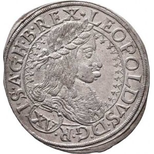Leopold I., 1657 - 1705, XV Krejcar 1662 CA, Vídeň-Cetto, Höll.62.5.1,