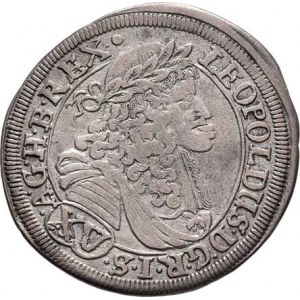 Leopold I., 1657 - 1705, XV Krejcar 1685 VB-W/*, Mainz-Wildering, Höll.85.1.2,