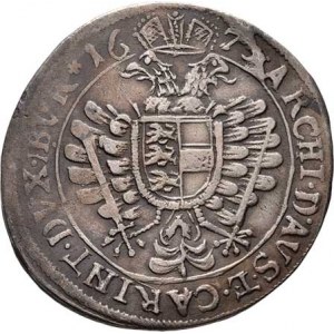 Leopold I., 1657 - 1705, 6 Krejcar 1673, Sv.Vít-Strauss, Nech.2569, M-A.172,