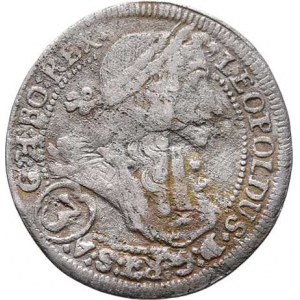 Leopold I., 1657 - 1705, 3 Krejcar 1704 IA, Štýrský Hradec-Aigmann, Nech.2242,