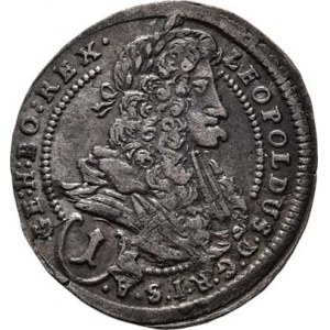 Leopold I., 1657 - 1705, Krejcar 1698, Vídeň-Mittermayer, Nech.1995, M-A.197,