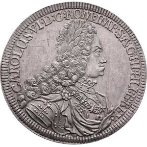 Karel VI., 1711 - 1740, Tolar 1721, Hall, M-A.221, 28.737g, dr.škr., pěkná