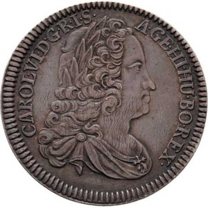 Karel VI., 1711 - 1740, 1/4 Tolar 1740, Hall, M-A.240, 7.221g, zcela nepatrné