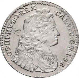 Karel VI., 1711 - 1740, VI Krejcar 1739, Hall, M-A.239, 3.490g, vady razidla