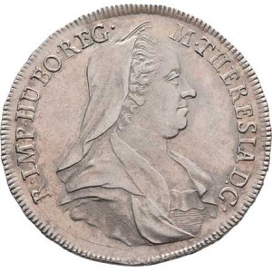 Marie Terezie, 1740 - 1780, 1/2 Tolar 1771 AS, Hall-Aschpacher a Stockner, N.53,