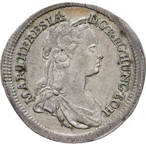 Marie Terezie, 1740 - 1780, VI Krejcar 1741, Vídeň, N.13, M-A.242, 3.249g,