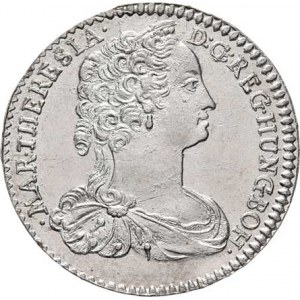 Marie Terezie, 1740 - 1780, VI Krejcar 1745, Hall, N.13, M-A.246, 3.097g,