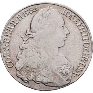 Josef II., (1765 -) 1780 - 1790, Tolar konvenční 1767 F/a-S, Hall, P.6, M-A.269,