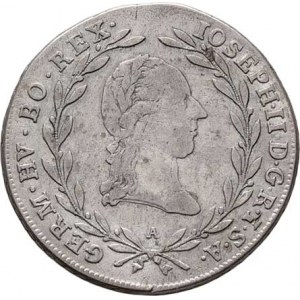 Josef II., (1765 -) 1780 - 1790, 10 Krejcar 1787 A, Vídeň, P.32, M-A.289, 3.840g,