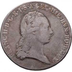 František II., 1792 - 1835, Tolar křížový 1795 A, Vídeň, 29.210g, mírně just.,