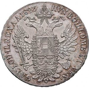 František II., 1792 - 1835, Tolar konvenční 1823 A, Vídeň, 28.027g, nep.just.,
