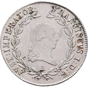 František II., 1792 - 1835, 20 Krejcar 1813 A, Vídeň, 6.538g, nep.hr., vl.rysky,