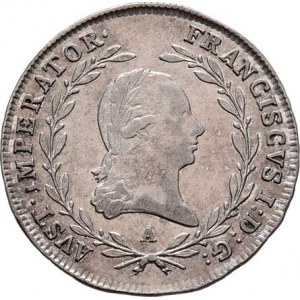 František II., 1792 - 1835, 10 Krejcar 1815 A, Vídeň, 3.849g, mírně just.,