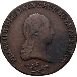František II., 1792 - 1835, Cu 6 Krejcar 1800 F, Hall, 12.899g, dr.vady mater.,