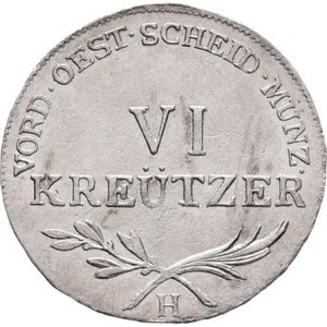 František II., 1792 - 1835, VI Krejcar 1803 H, Günzburg, 2.323g, nep.vady mater.,