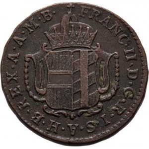 František II., 1792 - 1835, Cu Krejcar 1794 H - Günzburg, 7.572g, nep.hr.,