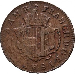 František II., 1792 - 1835, Cu Krejcar 1804 H - opis končí H.B.REX.A.A.M.B.,