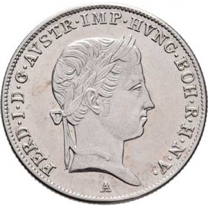 Ferdinand V., 1835 - 1848, 10 Krejcar 1842 A, Vídeň, 3.885g, nep.hr., nep.rysky,