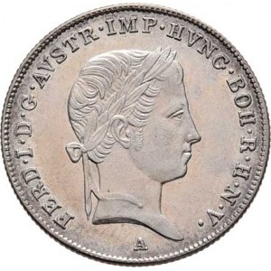 Ferdinand V., 1835 - 1848, 10 Krejcar 1843 A, Vídeň, 3.860g, nep.hr., nep.rysky,