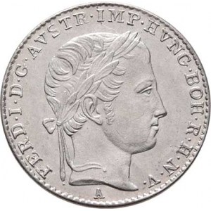 Ferdinand V., 1835 - 1848, 3 Krejcar 1837 A, Vídeň, 1.716g, nep.hr., nep.rysky,
