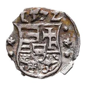 Maxmilian II., 1564 - 1576, Obol 1572 KB, Kremnica, Hal.209, Husz.995, 0.170g,