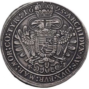 Leopold I., 1657 - 1705, Tolar 1695 KB, Kremnica, Nech.1087, Husz.1374,