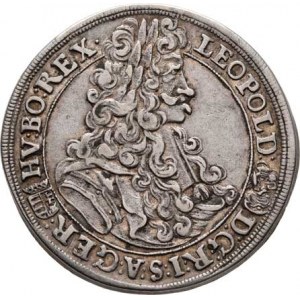 Leopold I., 1657 - 1705, 1/2 Tolar 1703 KB, Nech.1119, Husz.1404, 14.306g,