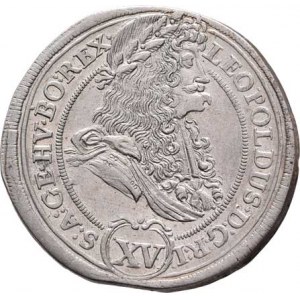 Leopold I., 1657 - 1705, XV Krejcar 1694 KB, Kremnica, Höll.94.1.2c,