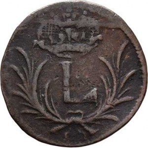 Leopold I., 1657 - 1705, AE důlní známka 1698, Smolník, Ne.1734, 1.284g,