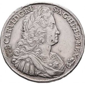 Karel III.(VI.), 1711 - 1740, Tolar 1740 KB, Kremnica, Hal.556, Husz.1606, 28.767g,