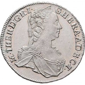 Marie Terezie, 1740 - 1780, XVII Krejcar 1756 KB, Kremnica, N.79, Husz.1708,