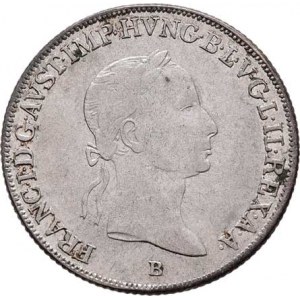 František II., 1792 - 1835, 20 Krejcar 1834 B - s madonou, Kremnica, 6.644g,