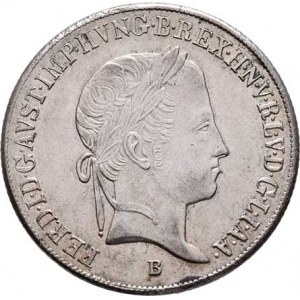 Ferdinand V., 1835 - 1848, 20 Krejcar 1847 B - s madonou, 6.725g, nep.just.,