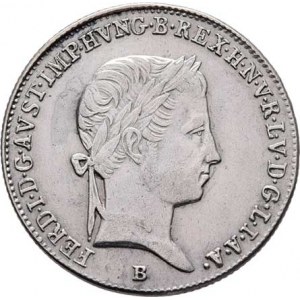 Ferdinand V., 1835 - 1848, 10 Krejcar 1847 B, Kremnica, 3.877g, nep.just.,