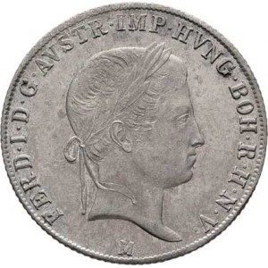 Ferdinand V., 1835 - 1848, 20 Krejcar 1844 M, Milán, 6.588g, nep.just., nep.hr.,