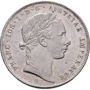 Konvenční měna, údobí let 1848 - 1857, 10 Krejcar 1853 A, 2.139g, nep.hr. ražbou, pěkná